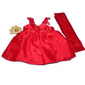 This stunning red party dress needs no introduction. Gold trimming, bows and beautiful ribbons on shoulder straps and throughout. Let your teddy bear be the "Bear in Red"
**This outfit will fit all 38/39cm teddy bears including Build-a-Bear and Bear Factory teddy bears.