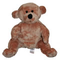 Fully bear is a smooth teddy bear, suitable for all ages over 3 years but especially suited for new babies.  It is a smooth teddy bear with a very soft feel to it.  This teddy bear has a very friendly face.