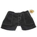 These black shorts or pants will compliment any outfit for you teddy bear.  Real boy bear pants.