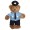 Here we have Caramel bear in his official officer uniform. He will protect you at all costs.